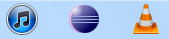Eclipsed docked in the taskbar
